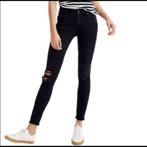 Madewell black skinny jeans, mid rise
